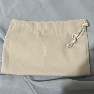 Sonos Light Gray Drawstring Bag